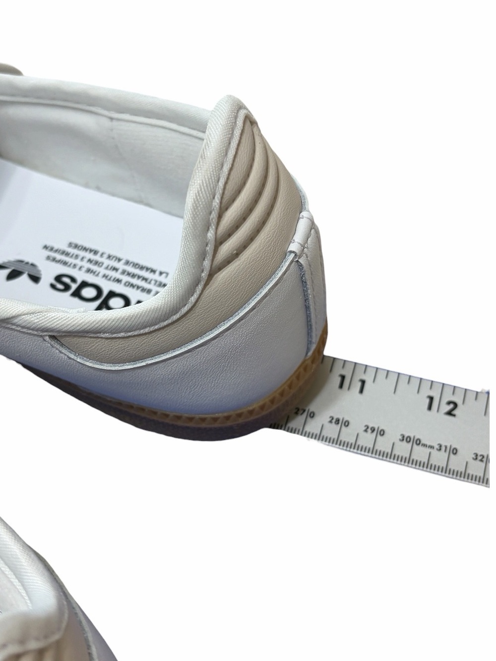 adidas Mary-Jane Samba Sneakers in White, Black & Gum Sz 7 NWT - Picture 7 of 8